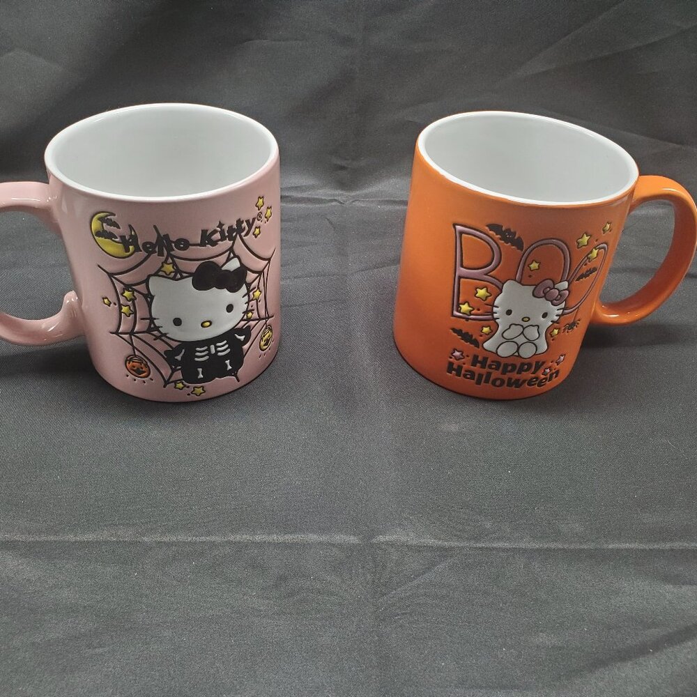 Hello Kitty 20oz. Halloween Coffee Mugs by Silver Buffalo Sanrio-Set of 2